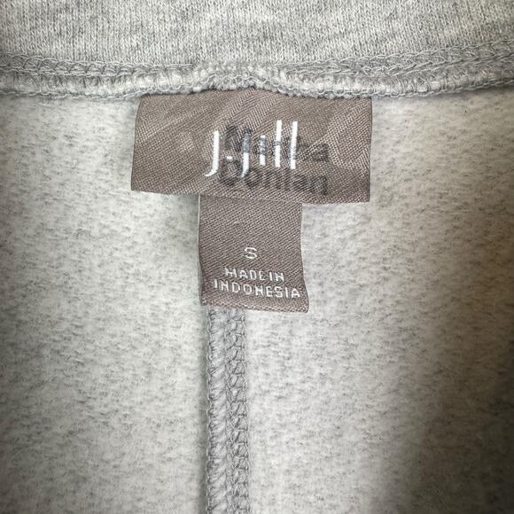 J. Jill Pure Jill Gray Collarless Layering Business Casual Warm Sweatshirt Vest - Picture 9 of 11